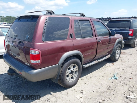 2001 Nissan Pathfinder SE z VIN JN8DR09Y21W584419, wystawiony jako IAAI lot #42133287 z przebiegiem 270 751 mil mil oraz . Historia ofert i sprzedaży dostępna na DreamBid. Obrazek 4.