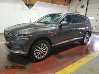 2024 Genesis GV80 with VIN KMUHBDSB3RU202756, listed as a Copart auction lot 45229185 with 20,995 mi miles and Clean Title. Bid and sale history available at DreamBid. Image 1.