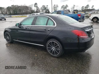 2020 Mercedes-Benz C with VIN WDDWF8DB2LR527871, listed as a Copart auction lot 47757005 with 71,253 mi miles and Salvage Title. Bid and sale history available at carsss.com. Image 2.