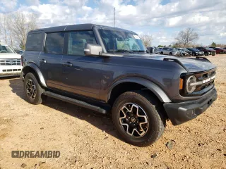 2024 Ford Bronco Outer Banks with VIN 1FMEE8BP5RLA58094, listed as a Copart auction lot 49248425 with 11,686 mi miles and Salvage title. Bid and sale history available at DreamBid. Image 4.