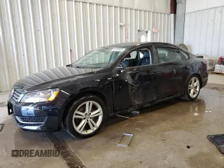 2014 Volkswagen Passat S w/Nav with VIN 1VWAP7A32EC021663, listed as a Copart auction lot 48789655 with 162,222 mi miles and Non Repairable. Bid and sale history available at carsss.com. Image 1.