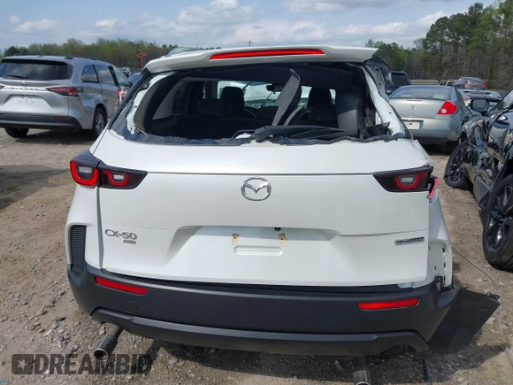 2023 Mazda CX-50 2.5 S Preferred Plus Package with VIN 7MMVABCMXPN124805, listed as a IAAI auction lot 41946795 with 27,877 mi miles. Bid and sale history available at carsss.com. Image 16.
