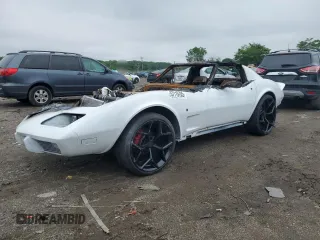 1977 Chevrolet Corvette с VIN 1Z37L7S431014, выставлен на аукционе Copart как лот 57119705 с пробегом Не указан миль и Списание • Salvage title. История ставок и продаж доступна на DreamBid. Изображение 1.
