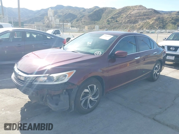 2017 Honda Accord Sedan LX with VIN 1HGCR2F38HA155306, listed as a IAAI auction lot 41861579 with 162,464 mi miles. Bid and sale history available at carsss.com. Image 17.