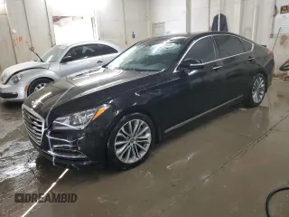 2015 Hyundai Genesis 3.8L with VIN KMHGN4JEXFU086268, listed as a Copart auction lot 53620125 with 111,138 mi miles and Salvage Title. Bid and sale history available at carsss.com. Image 1.