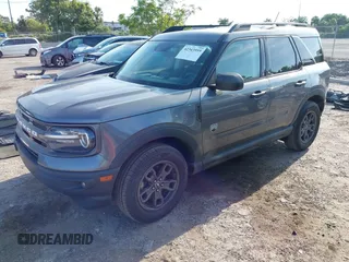 2021 Ford Bronco Sport Big Bend with VIN 3FMCR9B68MRA44256, listed as a IAAI auction lot 42343959 with 47,534 mi miles and . Bid and sale history available at DreamBid. Image 2.