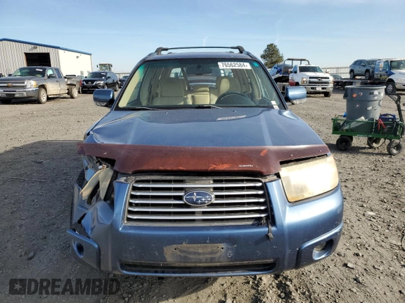 2007 Subaru Forester X w/Premium Pkg with VIN JF1SG65657H745784, listed as a Copart auction lot 76562584 with 135,247 mi miles and Salvage Title. Bid and sale history available at carsss.com. Image 5.
