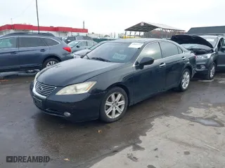 2007 Lexus ES 350 with VIN JTHBJ46G872126394, listed as a IAAI auction lot 40889557 with 123,754 mi miles. Bid and sale history available at carsss.com. Image 2.