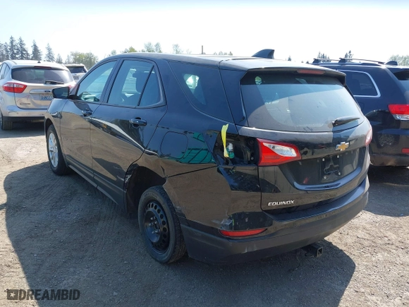 2019 Chevrolet Equinox LS with VIN 2GNAXHEV7K6212446, listed as a IAAI auction lot 42004161 with 123,863 mi miles. Bid and sale history available at carsss.com. Image 3.