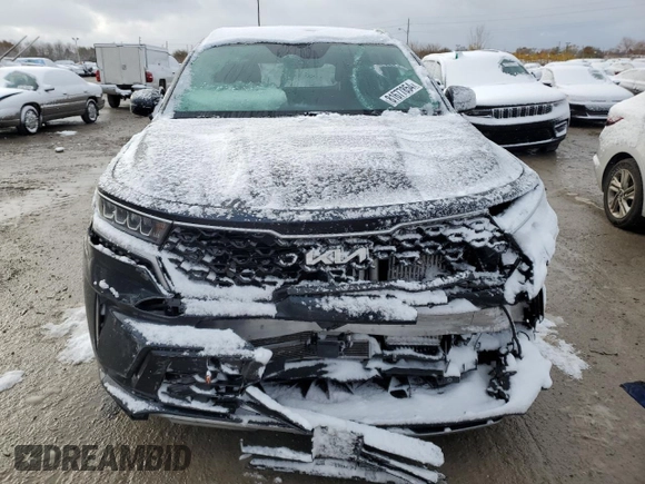 2023 Kia Sorento Hybrid EX with VIN KNDRHDLG9P5173593, listed as a Copart auction lot 81677854 with 20,084 mi miles and Salvage Title. Bid and sale history available at carsss.com. Image 5.