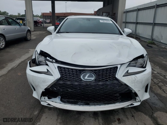 2017 Lexus RC 350 with VIN JTHSE5BC0H5007994, listed as a Copart auction lot 73012294 with 55,519 mi miles and Salvage Title. Bid and sale history available at carsss.com. Image 5.