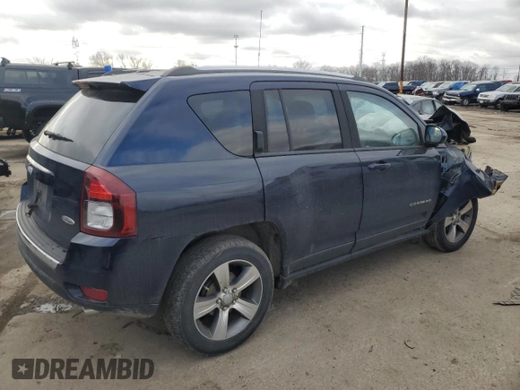 2016 Jeep Compass Latitude with VIN 1C4NJCEA9GD792867, listed as a Copart auction lot 43328235 with 0 mi miles and Clean Title. Bid and sale history available at carsss.com. Image 3.