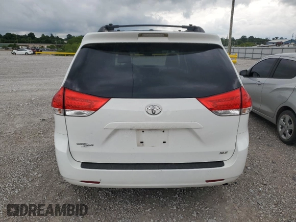 2012 Toyota Sienna XLE AAS with VIN 5TDYK3DC0CS212613, listed as a Copart auction lot 62317765 with 258,124 mi miles and Salvage title. Bid and sale history available at DreamBid. Image 6.
