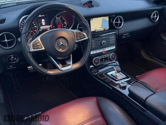 2017 Mercedes-Benz SLC 43 AMG с VIN WDDPK6GA2HF135327, выставлен на аукционе Copart как лот 80170234 с пробегом 34 218 миль миль и Чистый • Clean title. История ставок и продаж доступна на DreamBid. Изображение 9.