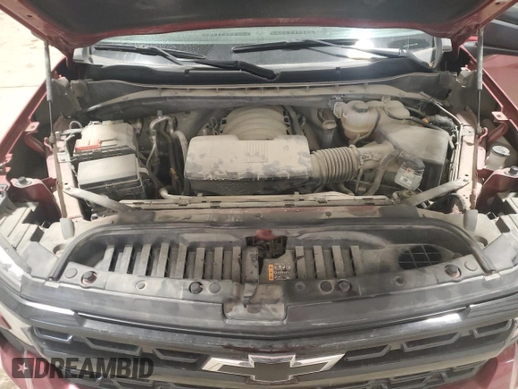 2022 Chevrolet Silverado 1500 LT Trail Boss with VIN 3GCUDFELXNG604797, listed as a Copart auction lot 87466664 with 36,182 mi miles and Salvage Title. Bid and sale history available at DreamBid. Image 11.
