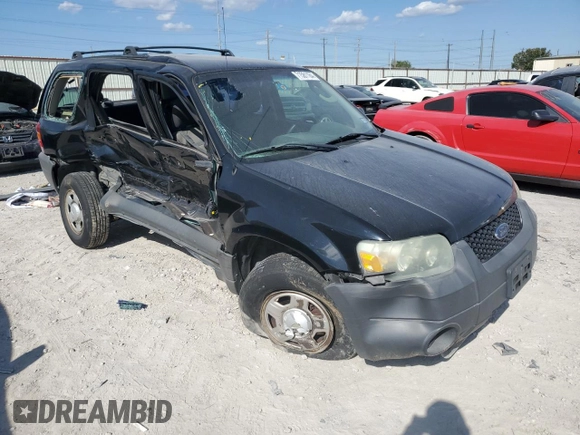 2005 Ford Escape XLS Value with VIN 1FMYU02Z35KB13600, listed as a Copart auction lot 71581184 with 187,747 mi miles and Salvage Title. Bid and sale history available at carsss.com. Image 4.