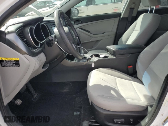 2015 Kia Optima LX with VIN 5XXGM4A74FG354536, listed as a Copart auction lot 52015025 with 26,191 mi miles and Salvage Title. Bid and sale history available at carsss.com. Image 7.