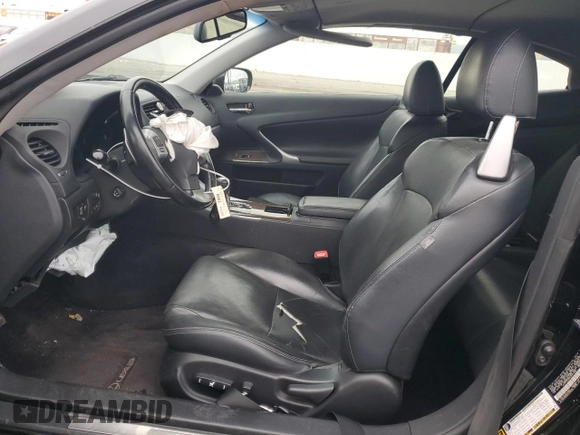2014 Lexus IS 250 C with VIN JTHFF2C2XE2531606, listed as a Copart auction lot 53739245 with 161,636 mi miles and Salvage Title. Bid and sale history available at DreamBid. Image 7.