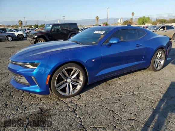 2018 Chevrolet Camaro 2LT with VIN 1G1FD1RX8J0108400, listed as a Copart auction lot 81160354 with 55,404 mi miles and Salvage Title. Bid and sale history available at carsss.com. Image 1.