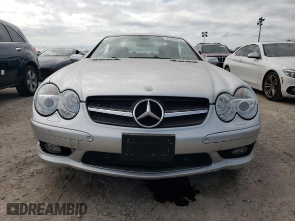 2005 Mercedes-Benz SL 55 AMG with VIN WDBSK74F85F101459, listed as a Copart auction lot 75136414 with 56,809 mi miles and Non repairable. Bid and sale history available at DreamBid. Image 5.
