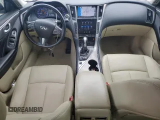 2015 Infiniti Q50 Premium with VIN JN1BV7AR7FM397615, listed as a Copart auction lot 53302205 with 73,738 mi miles and Clean Title. Bid and sale history available at carsss.com. Image 8.
