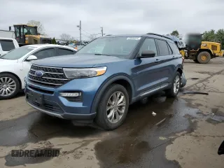 2020 Ford Explorer XLT with VIN 1FMSK8DH6LGA42861, listed as a Copart auction lot 53806025 with 61,283 mi miles and Salvage Title. Bid and sale history available at DreamBid. Image 1.