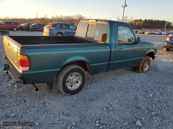 1998 Ford Ranger XL with VIN 1FTYR10U1WUC71393, listed as a Copart auction lot 42553905 with 310,525 mi miles and Salvage Title. Bid and sale history available at carsss.com. Image 3.