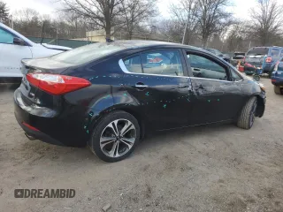 2014 Kia Forte EX with VIN KNAFX4A84E5207256, listed as a Copart auction lot 46250775 with 158,177 mi miles and Salvage Title. Bid and sale history available at carsss.com. Image 3.