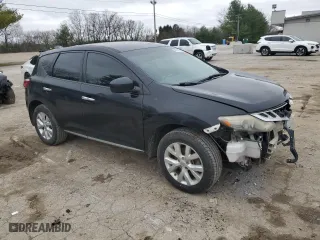 2012 Nissan Murano SV with VIN JN8AZ1MW9CW221598, listed as a Copart auction lot 46633315 with 186,270 mi miles and Non Repairable. Bid and sale history available at carsss.com. Image 4.