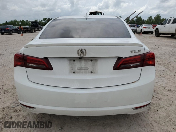 2016 Acura TLX with VIN 19UUB1F38GA003866, listed as a Copart auction lot 54975695 with 113,704 mi miles and Salvage title. Bid and sale history available at DreamBid. Image 6.