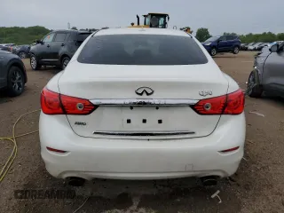 2017 Infiniti Q50 Premium with VIN JN1EV7AR3HM832887, listed as a Copart auction lot 57914975 with 62,878 mi miles and Salvage title. Bid and sale history available at DreamBid. Image 6.