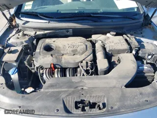 2015 Hyundai Sonata 2.4L SE with VIN 5NPE24AF6FH077123, listed as a IAAI auction lot 42047808 with 115,078 mi miles. Bid and sale history available at carsss.com. Image 10.