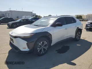 2024 Toyota bZ4X XLE with VIN JTMABACA8RA073861, listed as a Copart auction lot 50030475 with 6,465 mi miles and Salvage Title. Bid and sale history available at DreamBid. Image 1.