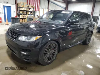 2017 Land Rover Range Rover Sport HSE Dynamic with VIN SALWV2FV5HA684634, listed as a Copart auction lot 45911075 with 61,555 mi miles and Salvage Title. Bid and sale history available at carsss.com. Image 1.