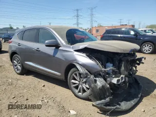 2021 Acura RDX Technology with VIN 5J8TC2H53ML009622, listed as a Copart auction lot 56486665 with 31,796 mi miles and Salvage title. Bid and sale history available at DreamBid. Image 4.