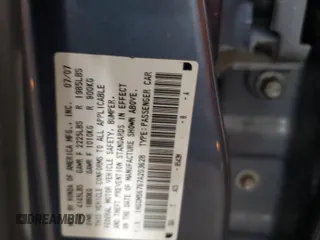 2007 Honda Accord EX с VIN 1HGCM56767A203628, выставлен на аукционе Copart как лот 54379755 с пробегом 106 556 миль миль и Списание • Salvage title. История ставок и продаж доступна на DreamBid. Изображение 12.