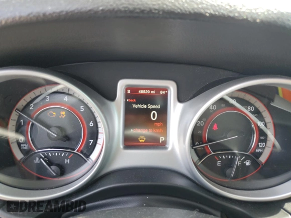 2019 Dodge Journey SE with VIN 3C4PDCBB9KT872444, listed as a Copart auction lot 61310125 with 48,520 mi miles and Salvage title. Bid and sale history available at DreamBid. Image 9.