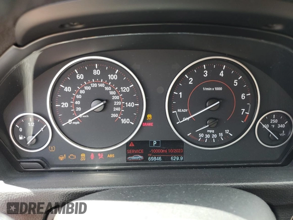 2018 BMW 3 Series 330i with VIN WBA8B9C5XJEE83087, listed as a Copart auction lot 58171245 with 69,846 mi miles and Salvage title. Bid and sale history available at DreamBid. Image 9.