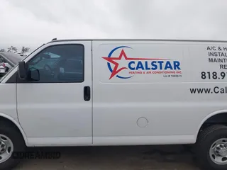 2019 Chevrolet Express Cargo Van with VIN 1GCWGAFP6K1243793, listed as a IAAI auction lot 41799107 with 106,566 mi miles. Bid and sale history available at carsss.com. Image 15.