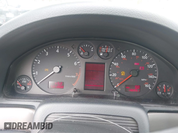 2000 Audi A4 with VIN WAUAC68D4YA172010, listed as a IAAI auction lot 41922110 with 132,251 mi miles and . Bid and sale history available at DreamBid. Image 7.