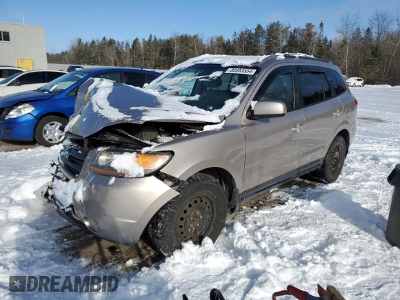 2007 Hyundai Santa Fe GL z VIN 5NMSG13E67H124723, wystawiony jako Copart lot #85953554 z przebiegiem 103 837 mil mil oraz Szkoda całkowita • Salvage title. Historia ofert i sprzedaży dostępna na DreamBid. Obrazek 1.