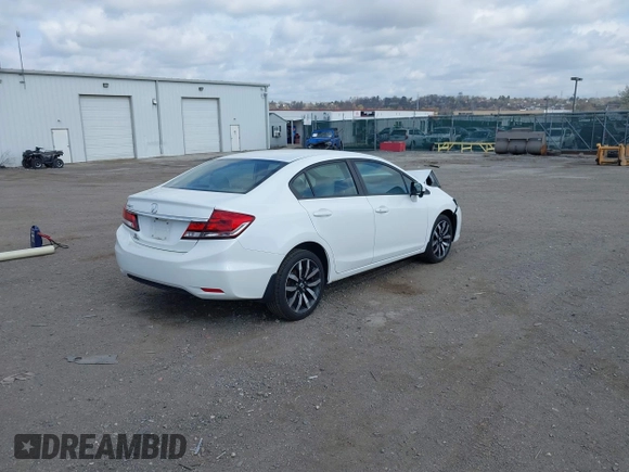 2015 Honda Civic Sedan EX-L with VIN 19XFB2F9XFE220171, listed as a IAAI auction lot 41904589 with 114,276 mi miles. Bid and sale history available at carsss.com. Image 4.