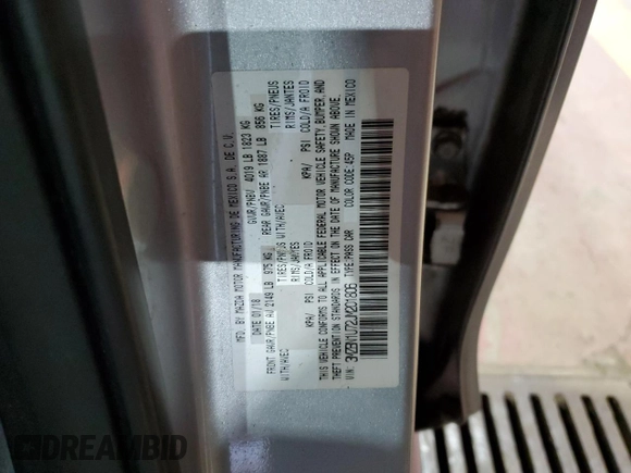 2018 Mazda 3 Sport with VIN 3MZBN1U72JM201806, listed as a Copart auction lot 42557755 with Not Provided miles and Clean Title. Bid and sale history available at DreamBid. Image 12.