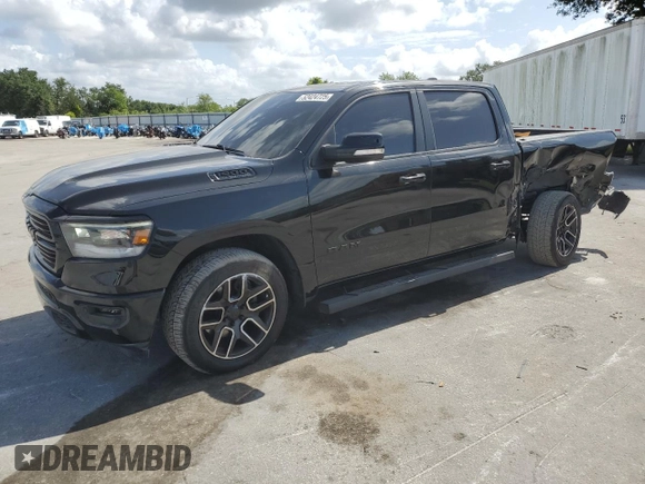 2019 Ram 1500 Big Horn z VIN 1C6RREFT5KN639838, wystawiony jako Copart lot #52424725 z przebiegiem 92 936 mil mil oraz Nie do naprawy • Non repairable. Historia ofert i sprzedaży dostępna na DreamBid. Obrazek 1.