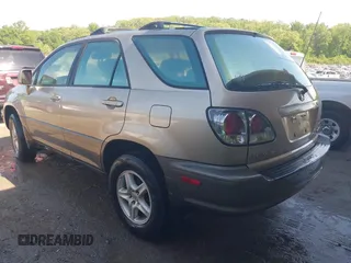 2002 Lexus RX 300 with VIN JTJGF10U220137866, listed as a IAAI auction lot 42106760 with 213,598 mi miles and . Bid and sale history available at carsss.com. Image 3.
