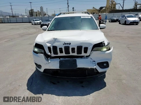 2019 Jeep Cherokee Altitude with VIN 1C4PJLLB8KD338946, listed as a Copart auction lot 53067155 with 66,073 mi miles and Salvage title. Bid and sale history available at DreamBid. Image 14.