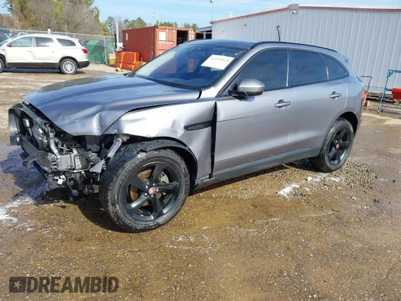 2020 Jaguar F-Pace 25t Premium with VIN SADCJ2FX7LA630157, listed as a IAAI auction lot 41410660 with 58,972 mi miles and . Bid and sale history available at DreamBid. Image 2.