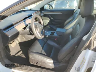 2022 Tesla Model 3 Long Range with VIN 5YJ3E1EB9NF222043, listed as a Copart auction lot 89331745 with 49,361 mi miles and Salvage Title. Bid and sale history available at carsss.com. Image 7.