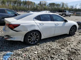2015 Acura TLX V6 Advance with VIN 19UUB2F77FA014090, listed as a Copart auction lot 53686835 with 194,533 mi miles and Salvage Title. Bid and sale history available at carsss.com. Image 3.