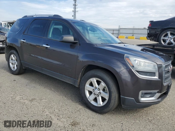2015 GMC Acadia SLE with VIN 1GKKRNED8FJ346179, listed as a Copart auction lot 45358085 with 160,466 mi miles and Salvage Title. Bid and sale history available at DreamBid. Image 4.